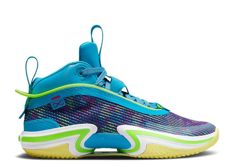 【 AIR JORDAN LUKA DONCIC X JORDAN 36 GS LASER BLUE / LASER BLUE PINK PRIME BLACK 】 ナイキ レーザー 青色 ブルー ピンク 黒色 ブラック エアジョーダン ジュニア キッズ ベビー マタニティ スニーカー