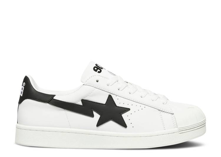 【 BAPE SKULL STA \u0027WHITE BLACK\u0027 / WHITE BLACK 】 白いこと 白いこと 黒いこと 黒いこと スニーカー メンズ ベイプ
