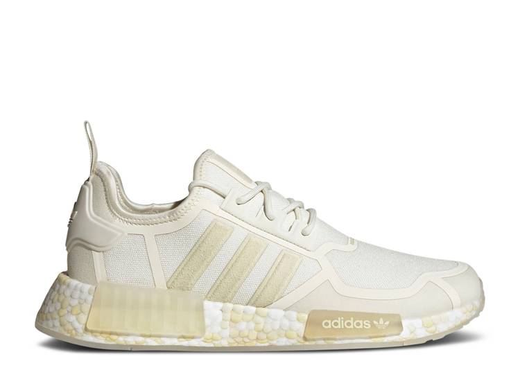 【 ADIDAS NMD_R1 OFF WHITE SAND / OFF WHITE SAND OFF WHITE 】 アディダス 白色 ホワイト 砂色 サンド スニーカー メンズ
