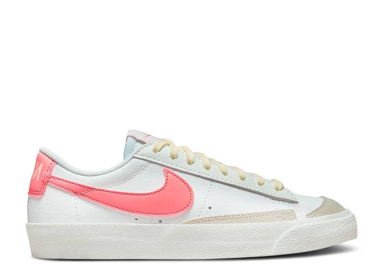 【 NIKE BLAZER LOW '77 GS 'WHITE PINK GAZE' / SUMMIT WHITE COCONUT MILK PINK 】 ブレイザー ピンク 白色 ホワイト ジュニア キッズ ベビー マタニティ スニーカー ナイキ