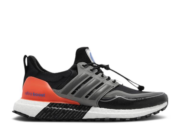 【 ADIDAS WMNS ULTRABOOST COLD.RDY DNA 'SPACE RACE' / CORE BLACK DARK GREY ORANGE 】 アディダス コア 黒色 ブラック 灰色 グレー 橙 オレンジ スニーカー レディース