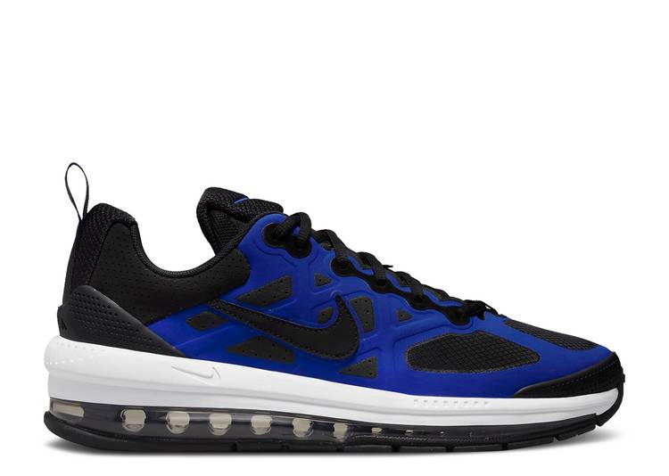 【 NIKE AIR MAX GENOME 'RACER BLUE' / RACER BLUE WHITE DARK GREY BLACK 】 マックス 青色 ブルー 白色 ホワイト 灰色 グレー 黒色 ブラック エアマックス スニーカー メンズ ナイキ