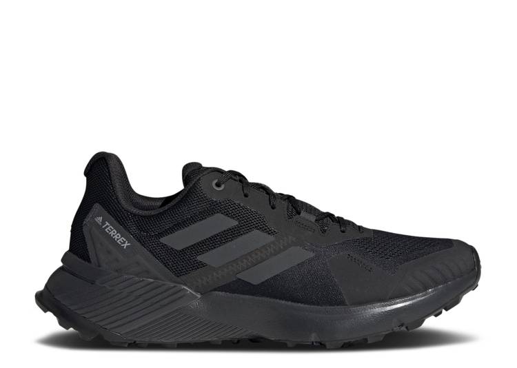 【 ADIDAS TERREX SOULSTRIDE 'BLACK CARBON' / CORE BLACK CARBON GREY SIX 】 アディダス コア 黒色 ブラック カーボン 灰色 グレー スニーカー メンズ