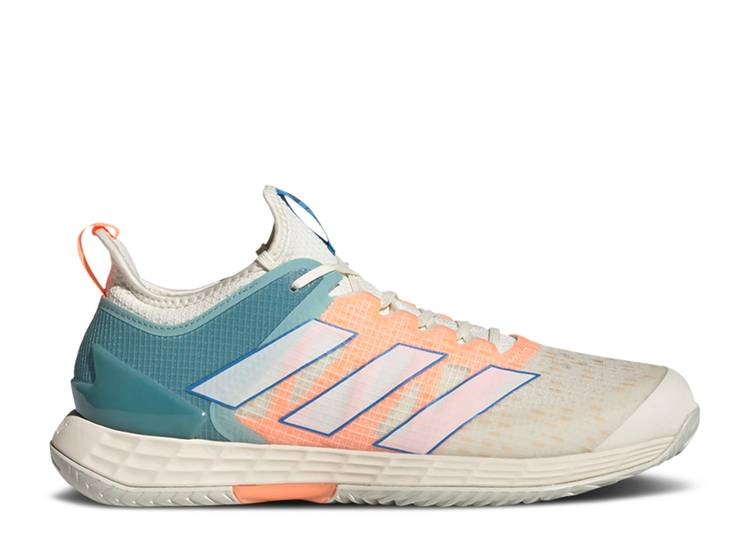 【 ADIDAS ADIZERO UBERSONIC 4 OFF WHITE BEAM ORANGE / OFF WHITE CLOUD WHITE BEAM 】 アディダス アディゼロ 白色 ホワイト スニーカー メンズ