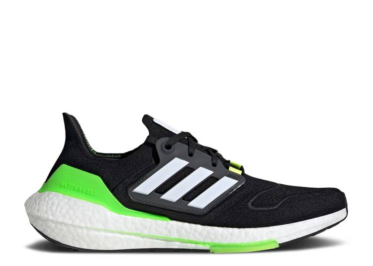 【 ADIDAS ULTRABOOST 22 'BLACK SOLAR GREEN' / CORE BLACK CLOUD WHITE SOLAR 】 アディダス コア 黒色 ブラック 白色 ホワイト スニーカー メンズ 28,105円