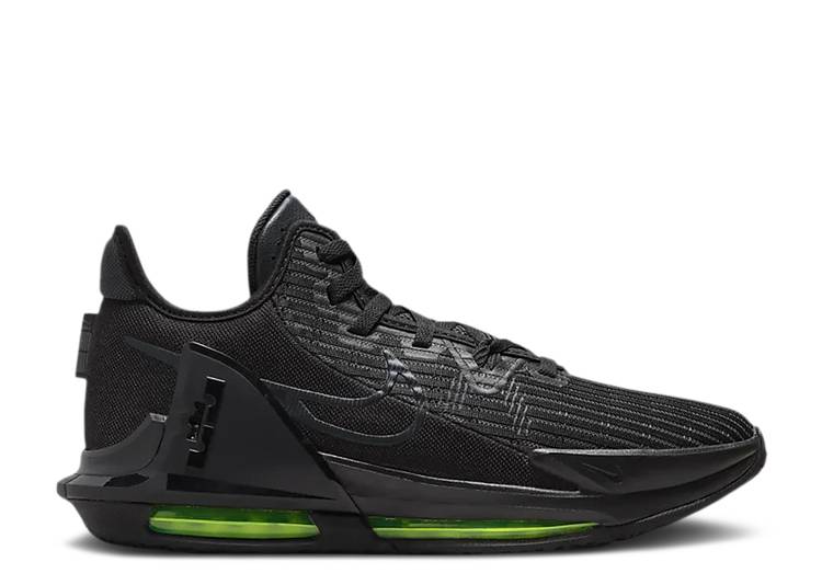 【 NIKE LEBRON WITNESS 6 EP 'BLACK VOLT' / BLACK ANTHRACITE VOLT BLACK 】 レブロン 黒色 ブラック ウィットネス スニーカー メンズ ナイキ|スニケス