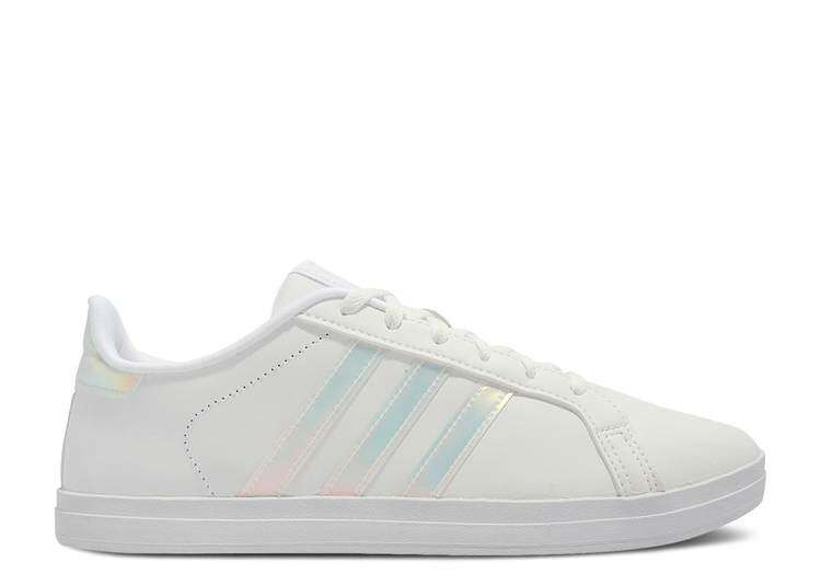 【 ADIDAS WMNS COURTPOINT 'WHITE IRIDESCENT' / CLOUD WHITE IRIDESCENT ALMOST 】 アディダス 白色 ホワイト スニーカー レディース