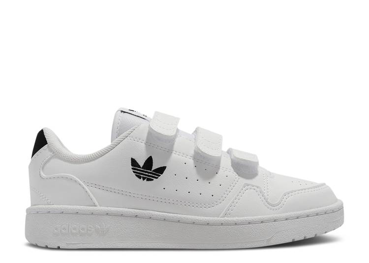 【 ADIDAS NY 90 CF J WHITE BLACK / CLOUD WHITE CORE BLACK CLOUD 】 アディダス 白色 ホワイト コア 黒色 ブラック ジュニア キッズ ベビー マタニティ スニーカー