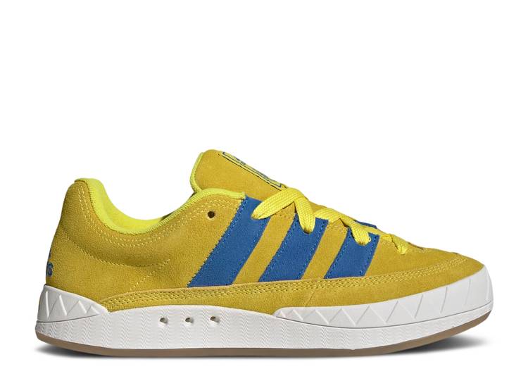 【 ADIDAS ADIMATIC 'BRIGHT YELLOW BLUE' / BRIGHT YELLOW BLUE CRYSTAL WHITE 】 アディダス 黄色 イエロー 青色 ブルー 白色 ホワイト スニーカー メンズ|スニケス