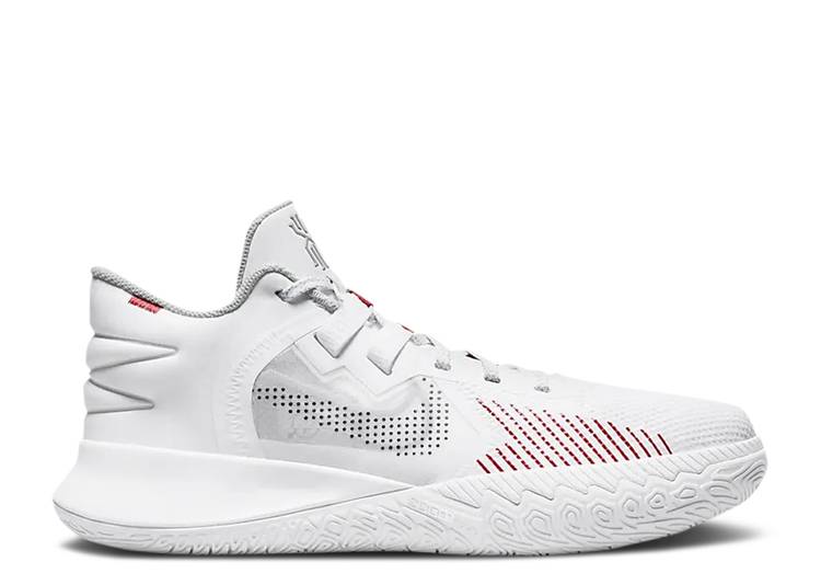 【 NIKE KYRIE FLYTRAP 5 EP 'WHITE UNIVERSITY RED' / WHITE UNIVERSITY RED BLACK WOLF 】 カイリー フライトラップ 白色 ホワイト 赤 レッド 黒色 ブラック スニーカー メンズ ナイキ|スニケス
