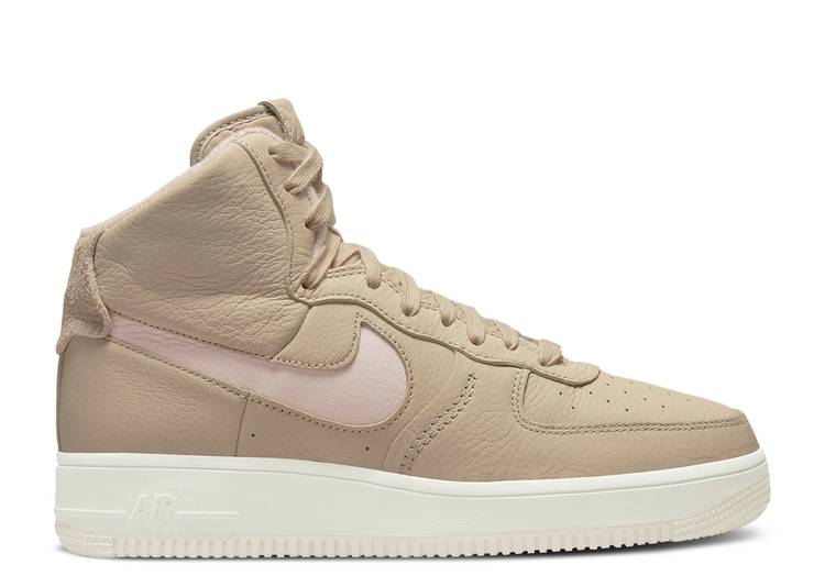 【 NIKE WMNS AIR FORCE 1 HIGH SCULPT 'SANDDRIFT' / SANDRIFT LIGHT SOFT PINK SUMMIT 】 ハイ ピンク エアフォース スニーカー レディース ナイキ