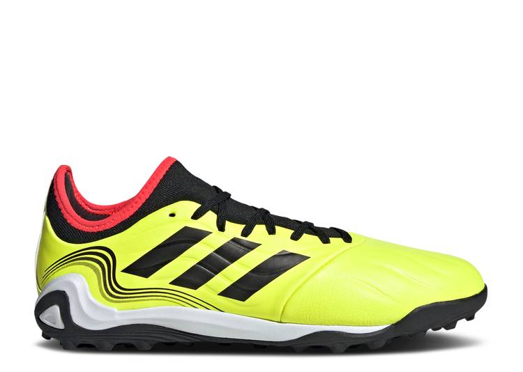 【 ADIDAS COPA SENSE.3 TF \u0027GAME DATA PACK\u0027 / TEAM SOLAR YELLOW CORE BLACK 】 アディダス 野球クラブ 黄味がかった 黄色 中核グループ 黒いこと 黒いこと スニーカー メンズ