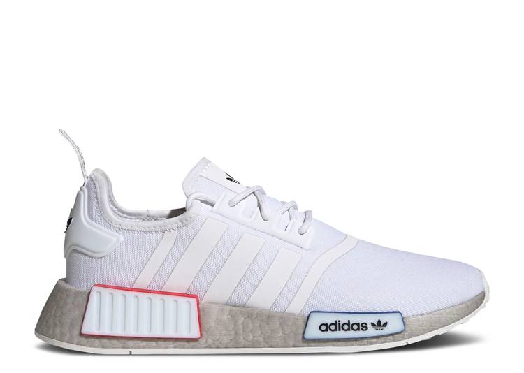 【 ADIDAS NMD_R1 \u0027WHITE GREY\u0027 / CLOUD WHITE CLOUD WHITE GREY ONE 】 アディダス 白いこと 白いこと 薄墨色 薄墨色 スニーカー メンズ