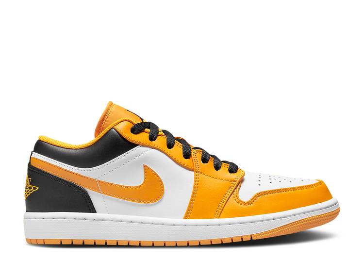 【 AIR JORDAN JORDAN 1 LOW TAXI WHITE / UNIVERSITY GOLD WHITE BLACK 】 ナイキ ゴールド 白色 ホワイト 黒色 ブラック エアジョーダン スニーカー メンズ