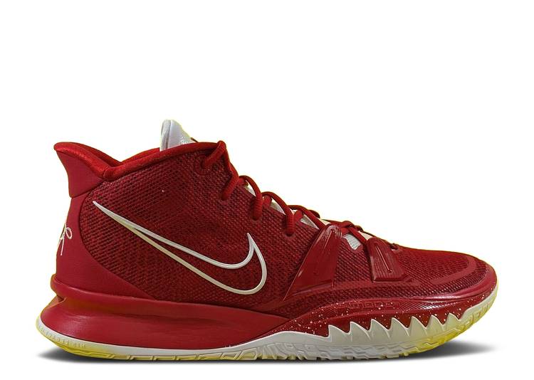 【 NIKE KYRIE 7 結核症 \u0027GYM RED\u0027 / GYM RED WHITE GYM RED 】 カイリー 赤 赤いこと 白いこと 白いこと スニーカー メンズ ナイキ
