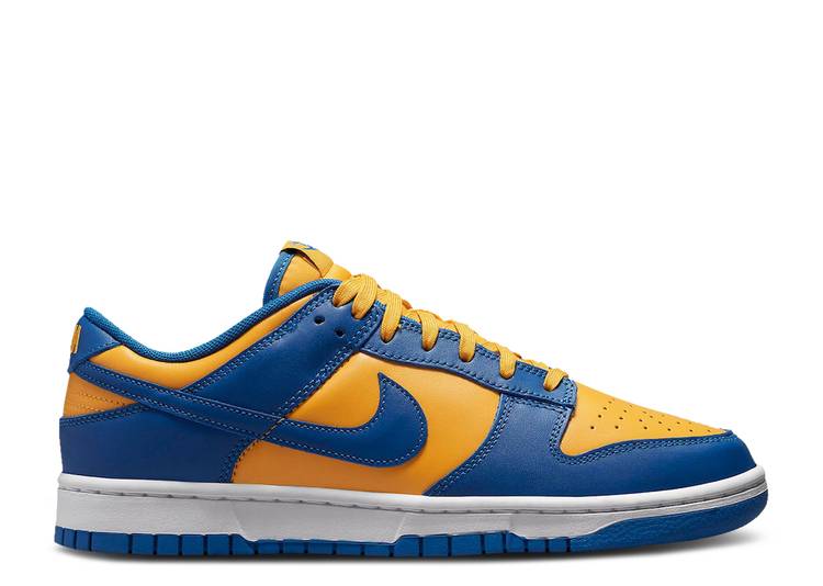 【 NIKE DUNK LOW \u0027UCLA\u0027 / BLUE JAY UNIVERSITY GOLD WHITE 】 ダンク 青味 青味 ゴールド 白いこと 白いこと ダンクロー スニーカー メンズ ナイキ