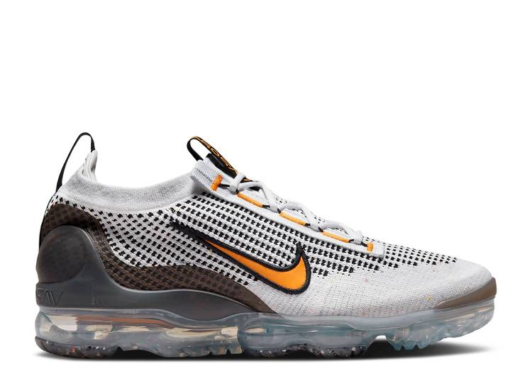 【 NIKE AIR VAPORMAX 2021 FLYKNIT \u0027WHITE KUMQUAT\u0027 / WHITE BLACK ANTHRACITE KUMQUAT 】 飛球編み物 白いこと 白いこと 黒いこと 黒いこと エアヴェイパーマックス スニーカー メンズ ナイキ