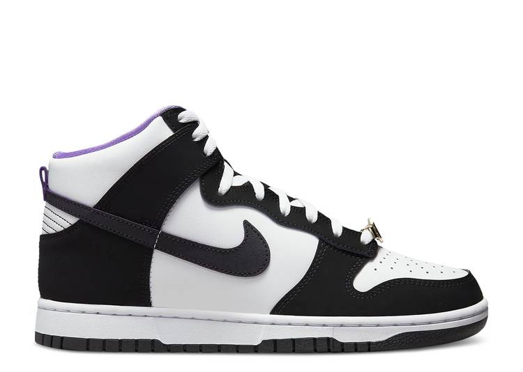 【 NIKE DUNK HIGH PREMIUM EMB 'WORLD CHAMP' / BLACK WHITE ACTION GRAPE BLACK 】 ダンク ハイ プレミアム 黒色 ブラック 白色 ホワイト アクション ダンクハイ スニーカー メンズ ナイキ｜スニケス