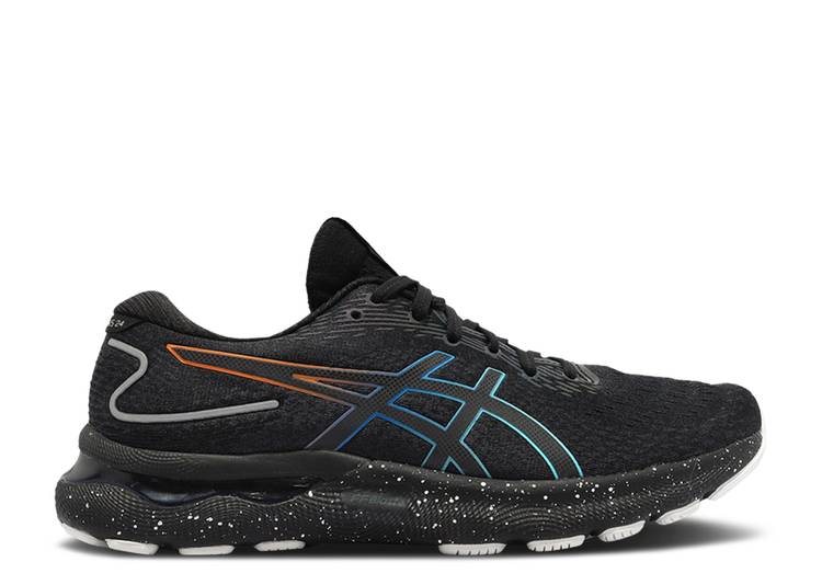 【 ASICS GEL NIMBUS 24 LITE SHOW BLACK / BLACK BLACK 】 ライト 黒色 ブラック スニーカー メンズ アシックス