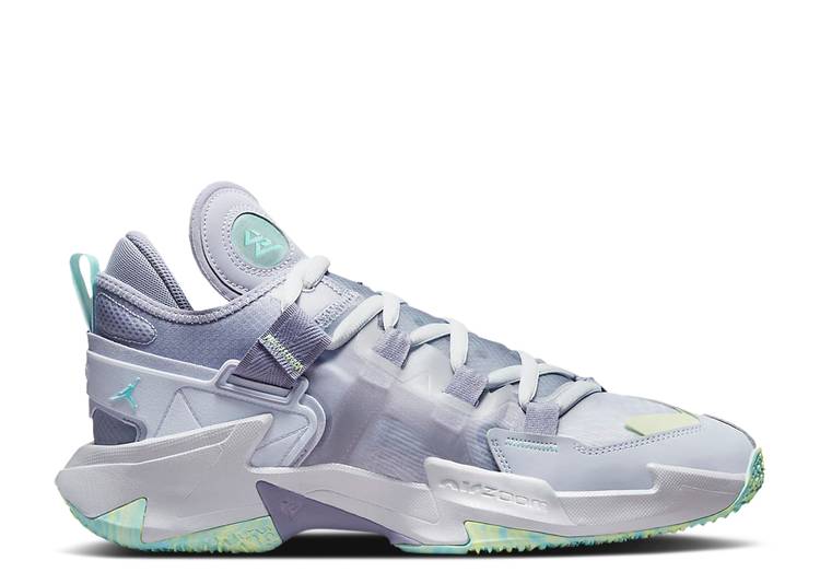 【 AIR JORDAN JORDAN WHY NOT ZER0.5 'INDIGO HAZE' / GHOST INDIGO HAZE FOOTBALL GREY 】 ナイキ 藍色 インディゴ 灰色 グレー エアジョーダン スニーカー メンズ