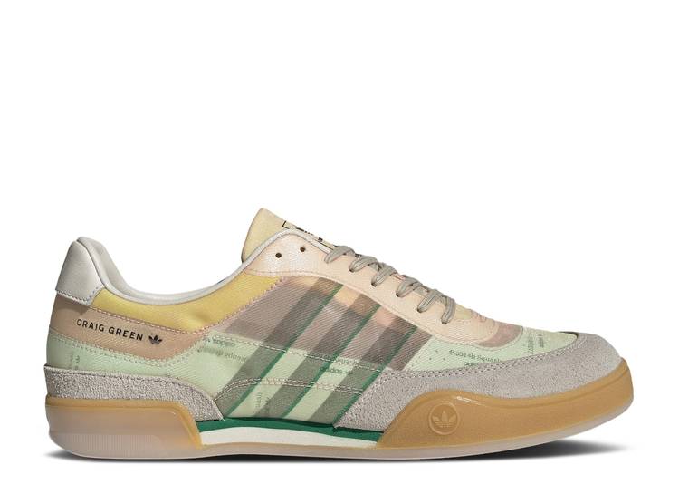 【 ADIDAS CRAIG GREEN X SQUASH POLTA AKH 'CREAM BOLD GREEN' / CREAM WHITE SESAME BOLD GREEN 】 アディダス 緑 グリーン クリーム 白色 ホワイト スニーカー メンズ