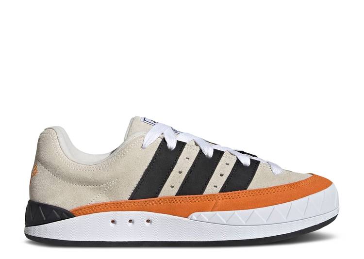 【 ADIDAS HUMAN MADE X ADIMATIC \u0027OFF WHITE CORE BLACK\u0027 / OFF WHITE CORE BLACK BRIGHT 】 アディダス 白いこと 白いこと 中核グループ 黒いこと 黒いこと スニーカー メンズ メンズ靴-スニーカー-靴