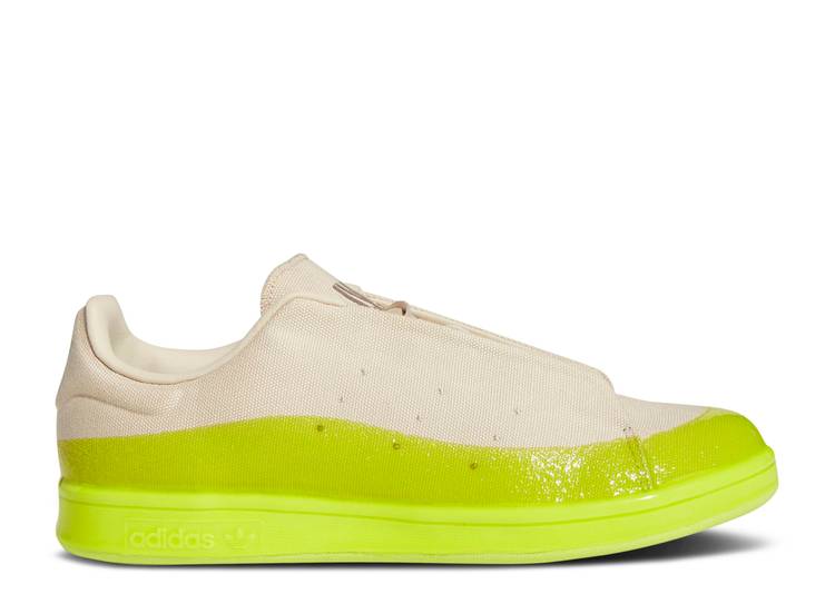 【 ADIDAS IVY PARK X STAN SMITH DIPPED \u0027IVYTOPIA\u0027 / BLISS BLISS SOLAR YELLOW 】 アディダス 運動場 黄味がかった 黄色 姿勢為損ない スニーカー メンズ