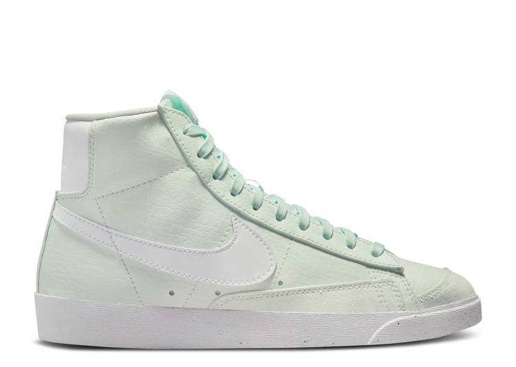 【 NIKE WMNS BLAZER MID '77 NEXT NATURE 'MINT GREEN' / BARELY GREEN VOLT BLACK WHITE 】 ブレイザー ミッド 緑 グリーン 黒色 ブラック 白色 ホワイト スニーカー レディース ナイキ