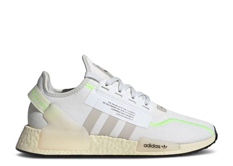 【 ADIDAS NMD_R1 V2 'CRYSTAL WHITE GREY' / CRYSTAL WHITE GREY ONE SIGNAL 】 アディダス 白色 ホワイト 灰色 グレー スニーカー メンズ