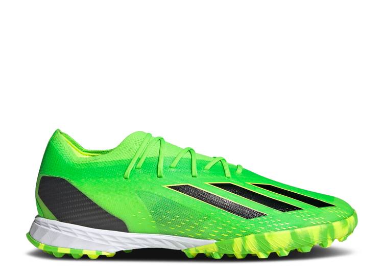 【 ADIDAS X SPEEDFLOW.1 TF 'GAME DATA PACK' / SOLAR GREEN CORE BLACK SOLAR 】 アディダス 緑 グリーン コア 黒色 ブラック スニーカー メンズ