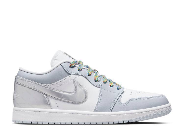 【 AIR JORDAN JORDAN 1 LOW SE \u0027TEAR-AWAY\u0027 / WHITE WOLF GREY 】 ナイキ 白いこと 白いこと 薄墨色 薄墨色 エアジョーダン \u0027TEARAWAY\u0027 スニーカー メンズ