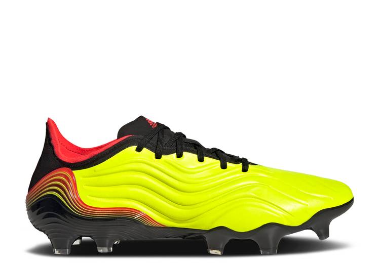【 ADIDAS COPA SENSE.1 FG \u0027GAME DATA PACK\u0027 / TEAM SOLAR YELLOW SOLAR RED CORE 】 アディダス 野球クラブ 黄味がかった 黄色 赤 赤いこと 中核グループ スニーカー メンズ
