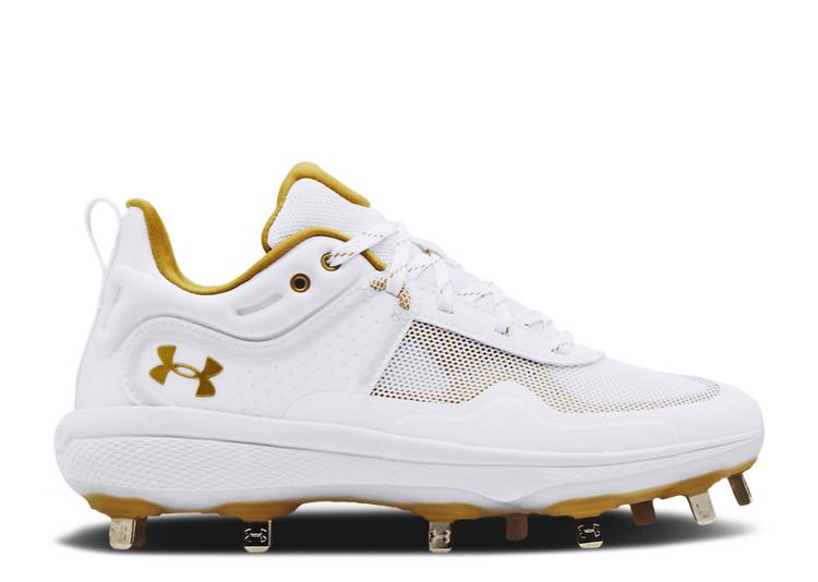 【 UNDER ARMOUR WMNS GLYDE MT 'WHITE METALLIC GOLD' / WHITE METALLIC GOLD 】 白色 ホワイト ゴールド アンダーアーマー スニーカー レディース｜スニケス 27,170円
