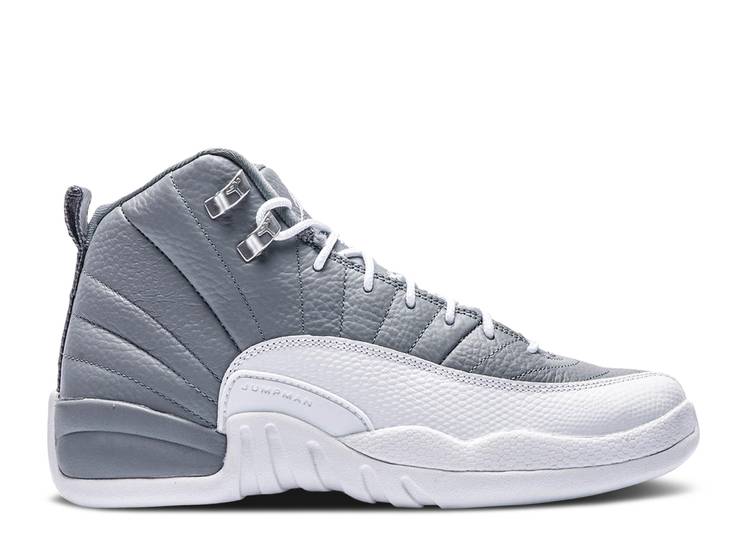 【 AIR JORDAN JORDAN 12 RETRO GS 'STEALTH' / STEALTH WHITE COOL GREY 】 ナイキ ステルス 白色 ホワイト クール 灰色 グレー エアジョーダン ジュニア キッズ ベビー マタニティ スニーカー|スニケス