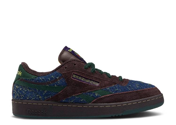【 REEBOK BRAIN DEAD X CLUB C REVENGE 'PURPLE ABYSS BATIK BLUE' / PURPLE ABYSS DARK FOREST F17 R 】 リーボック クラブ 紫 パープル フォレスト スニーカー メンズ