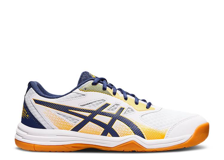 【 ASICS UPCOURT 5 'WHITE DEEP OCEAN GUM' / WHITE DEEP OCEAN 】 ディープ 白色 ホワイト スニーカー メンズ アシックス