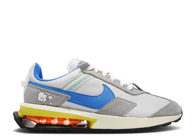 【 NIKE AIR MAX PRE-DAY \u0027MIGHTY SWOOSHERS\u0027 / CAST GREY PHOTO BLUE 】 マックス 薄墨色 薄墨色 青味 青み エア湖マックス スニーカー メンズ ナイキ
