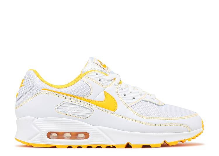【 NIKE AIR MAX 90 'WHITE LASER ORANGE' / WHITE WHITE LASER ORANGE 】 マックス レーザー 白色 ホワイト 橙 オレンジ エアマックス スニーカー メンズ ナイキ｜スニケス
