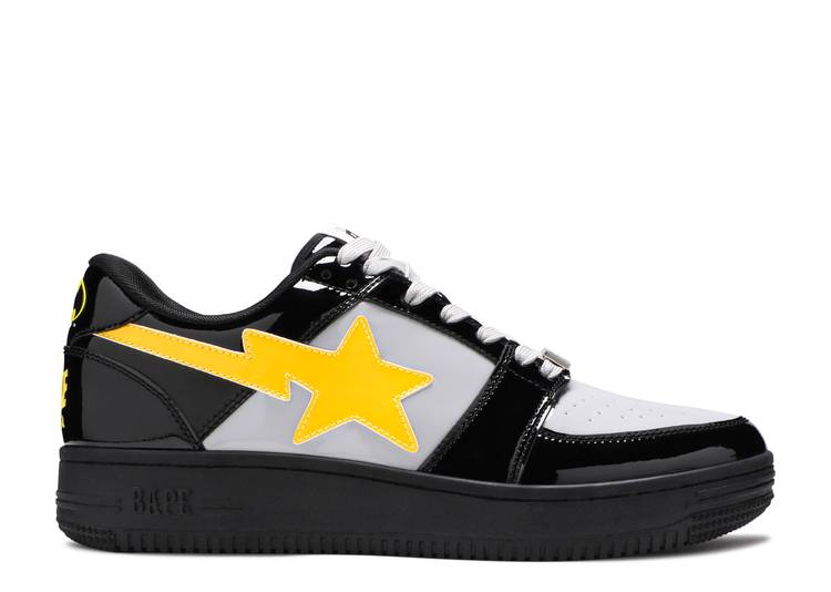 【 BAPE DC COMICS X BAPESTA LOW M1 'BATMAN' / BLACK GREY YELLOW 】 ディーシー コミックス 黒色 ブラック 灰色 グレー 黄色 イエロー スニーカー メンズ ベイプ 140,950円