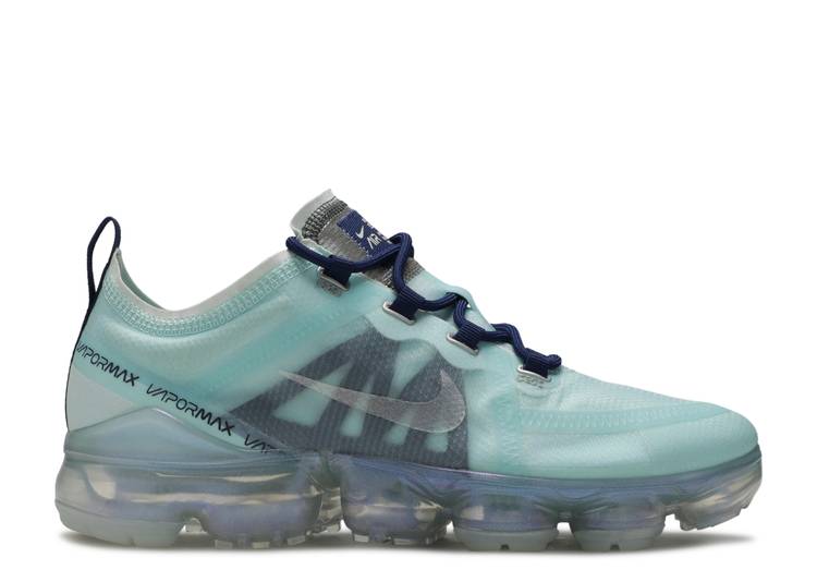 【 NIKE WMNS AIR VAPORMAX 2019 \u0027TEAL TINT\u0027 / TEAL TINT BLUE VOID SPRUCE FOG 】 青味 青味 エアヴェイパーマックス スニーカー レディース ナイキ