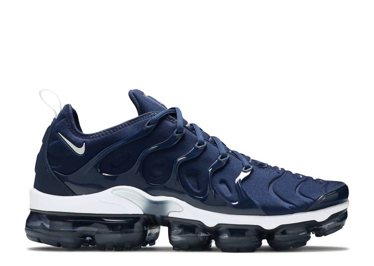 【 NIKE AIR VAPORMAX PLUS 'MIDNIGHT NAVY' 2020 / MIDNIGHT NAVY METALLIC SILVER 】 紺色 ネイビー 銀色 シルバー エアヴェイパーマックス スニーカー メンズ ナイキ