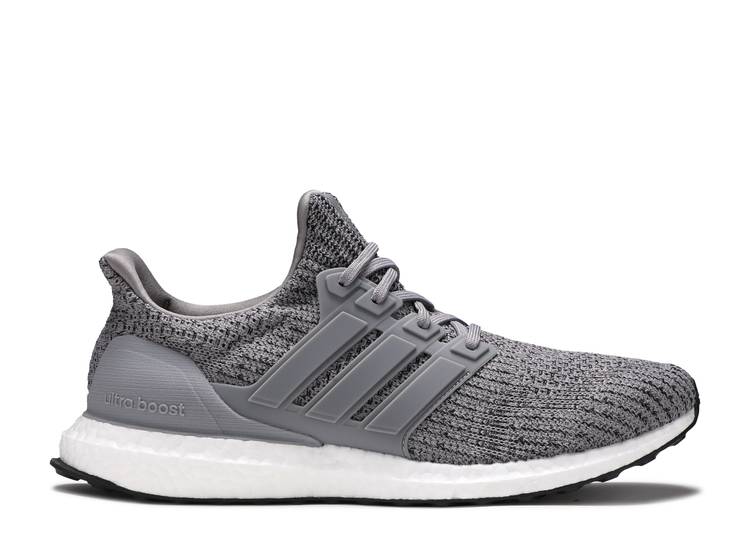 【 ADIDAS ULTRABOOST 4.0 DNA 'GREY' / GREY THREE GREY THREE CORE BLACK 】 アディダス 灰色 グレー コア 黒色 ブラック スニーカー メンズ