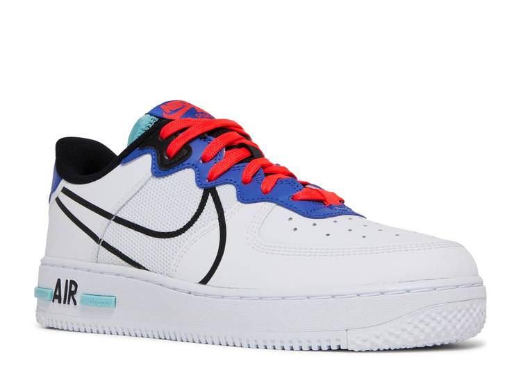 ナイキ NIKE リアクト ブルー 'ASTRONOMY エアフォース 青色 ホワイト レーザー クリムゾン ブラック 白色 黒色 キッズ CRIMSON' ジュニア キッズファッション | freireoliveira.com.br