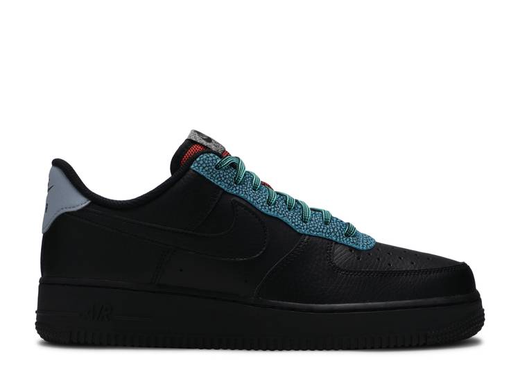 【 NIKE AIR FORCE 1 '07 LV8 4 'BLACK OBSIDIAN MIST' / BLACK BLACK OBSIDIAN MIST 】 黒色 ブラック エアフォース スニーカー メンズ ナイキ|スニケス