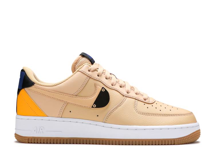 【 NIKE NBA X AIR FORCE 1 '07 LV8 'SESAME UNIVERSITY GOLD' / SESAME UNIVERSITY GOLD DEEP 】 ゴールド ディープ エアフォース スニーカー メンズ ナイキ|スニケス