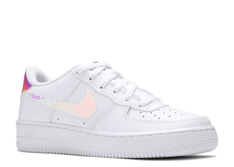 ナイキ NIKE 白色 ホワイト 黒色 ブラック エアフォース 'DIGITAL SWOOSH' ジュニア キッズ キッズファッション | asiangeo.com