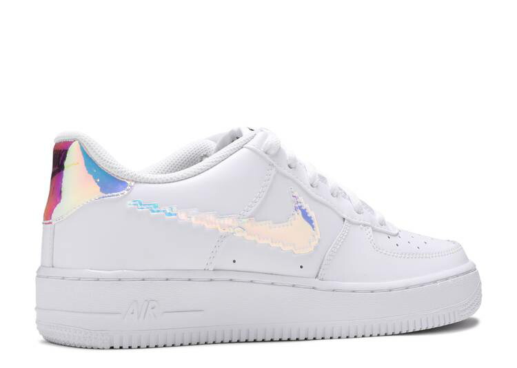 ナイキ NIKE 白色 ホワイト 黒色 ブラック エアフォース 'DIGITAL SWOOSH' ジュニア キッズ キッズファッション | asiangeo.com