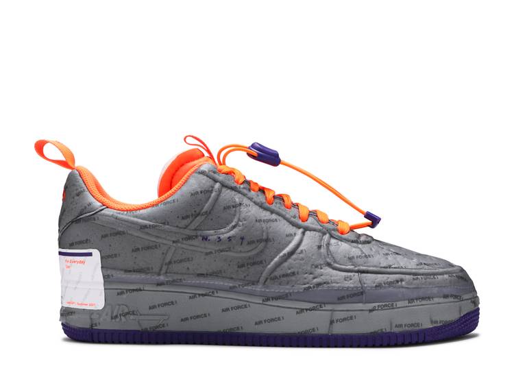 【 NIKE AIR FORCE 1 LOW EXPERIMENTAL 'PHOENIX SUNS' / LIGHT SMOKE GREY COURT PURPLE 】 灰色 グレー コート 紫 パープル エアフォース 'フェニックス サンズ' スニーカー メンズ ナイキ｜スニケス