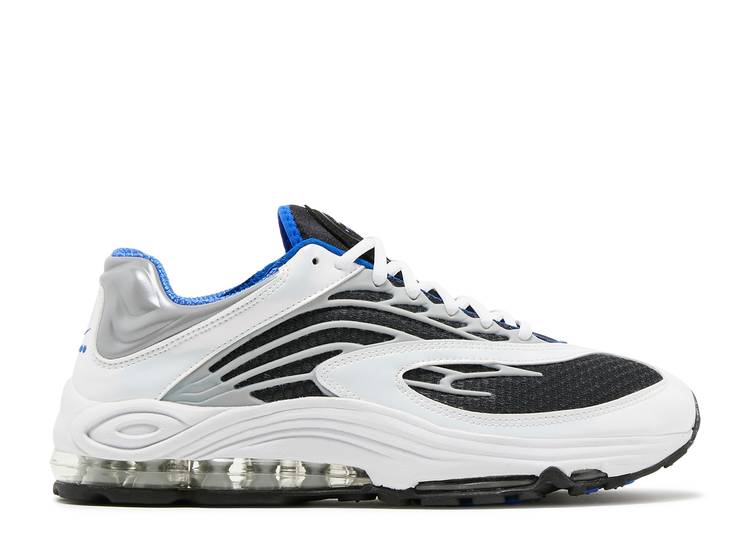 【 NIKE AIR TUNED MAX \u0027WHITE RACER BLUE\u0027 / BLACK WHITE LIGHT SMOKE GREY 】 マックス 黒いこと 黒いこと 白いこと 白いこと 薄墨色 薄墨色 スニーカー メンズ ナイキ