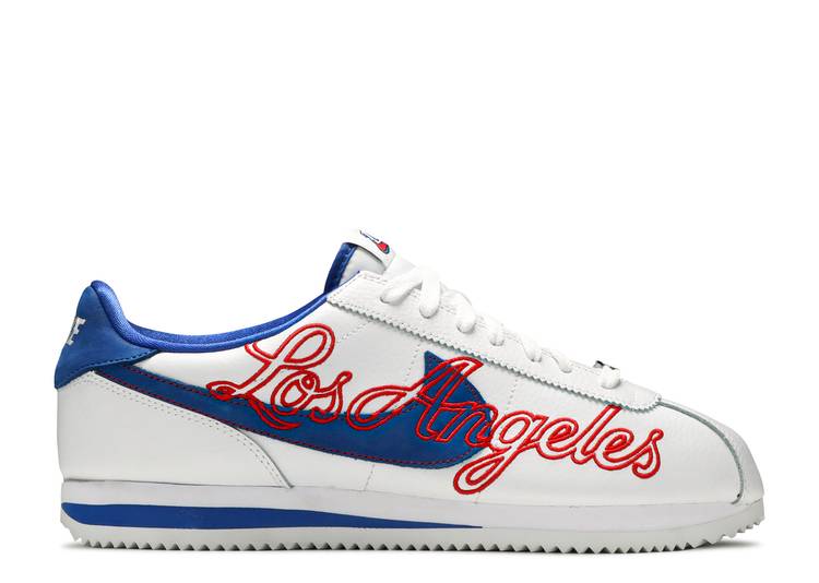 【 NIKE CORTEZ LOS ANGELES / WHITE GAME ROYAL UNIVERISTY RED 】 コルテッツ 白色 ホワイト ゲーム 赤 レッド ロサンゼルス ゲームロイヤル 青 ブルー スニーカー メンズ ナイキ